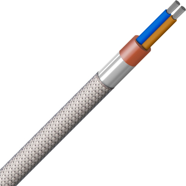 Picture of +180°C Steel-Armoured 2X0.75