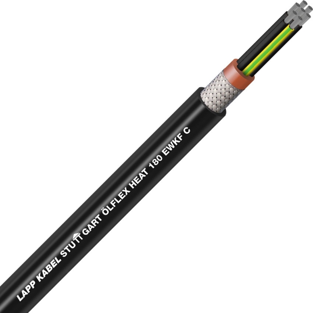 Picture of Screened +180°C Silicone Cable 7G1