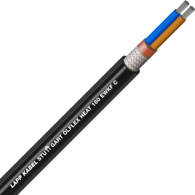 Picture of +180°C Screened +180°C Silicone Cable 2X1.5