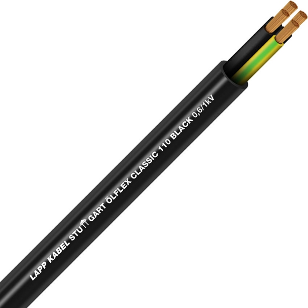 Picture of Black Flex Numbered 600/1000V 4G0.75