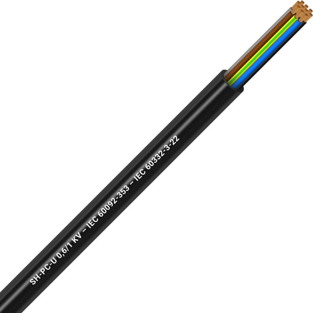 Picture of Unarmoured Multicore 24G1.5 Black