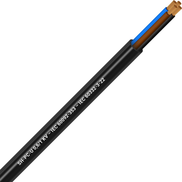 Picture of Unarmoured Multicore 4x1.5 Black