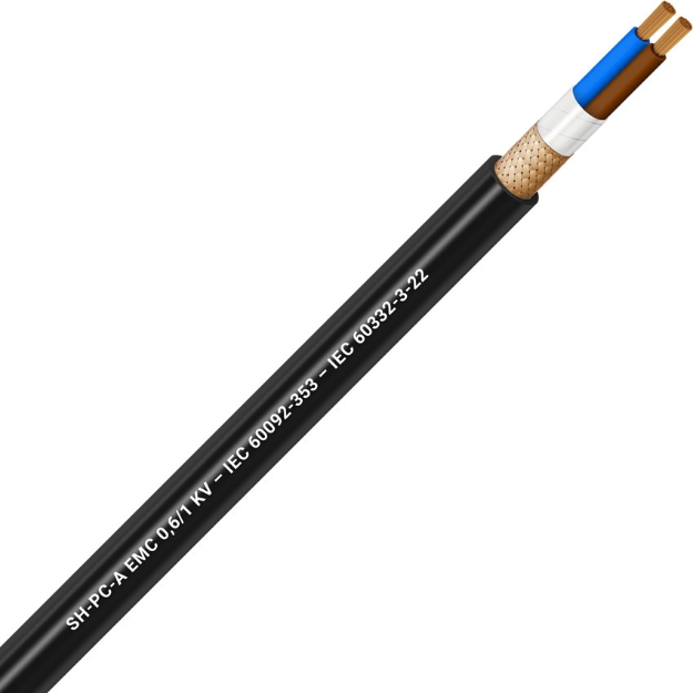 Picture of Armoured Multicore EMC 2x1.5 Black