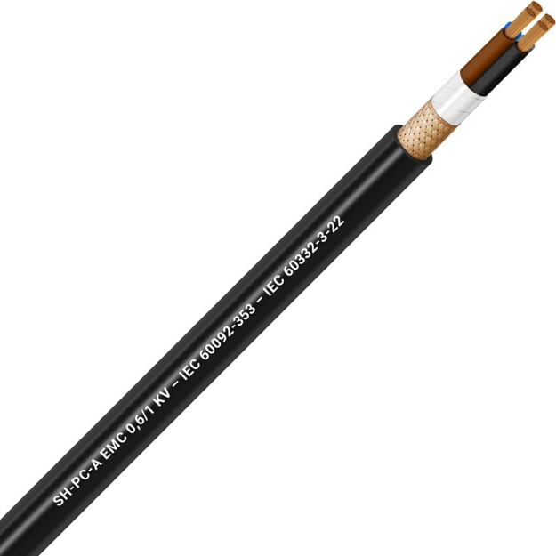 Picture of Armoured Multicore EMC 4x6 Black