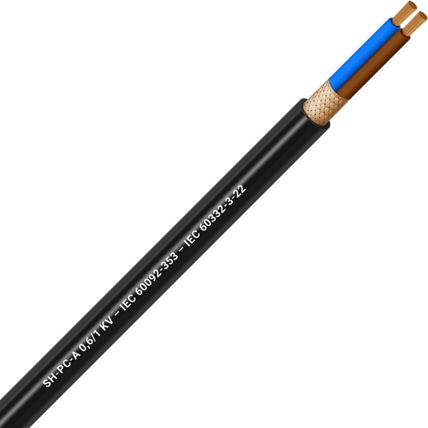 Picture of Armoured Multicore 2x2.5 Black