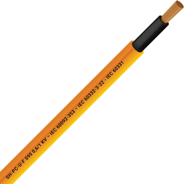 Picture of Unarmoured Multicore 1x50 Orange