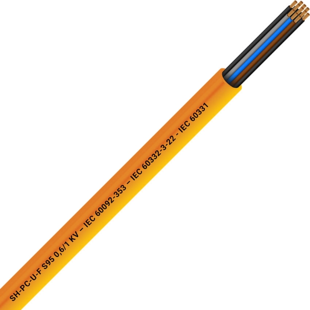 Picture of Unarmoured Multicore 19x1.5 Orange