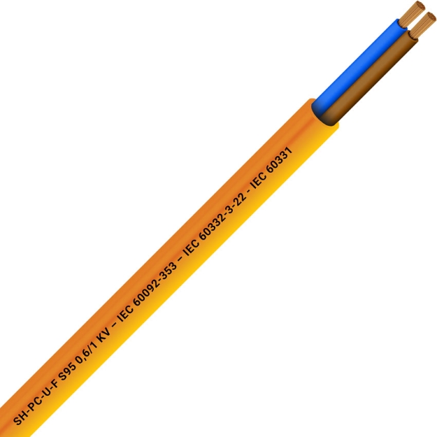 Picture of Unarmoured Multicore 2x1 Orange