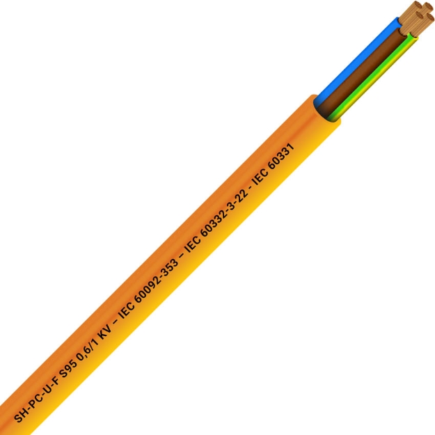 Picture of Unarmoured Multicore 4G10 Orange