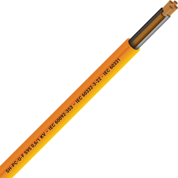 Picture of Unarmoured Multicore 4x2.5 Orange