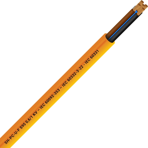 Picture of Unarmoured Multicore 5x1.5 Orange