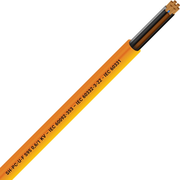 Picture of Unarmoured Multicore 7x1.5 Orange