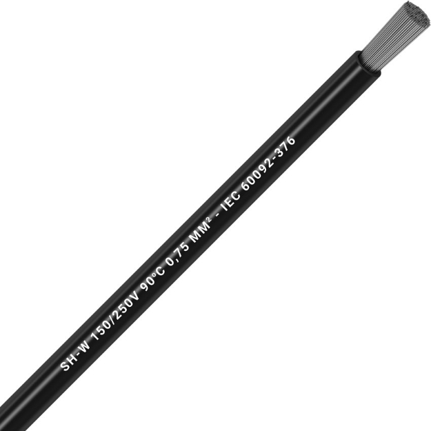 Picture of Unarmoured Single Core 1x70 Black