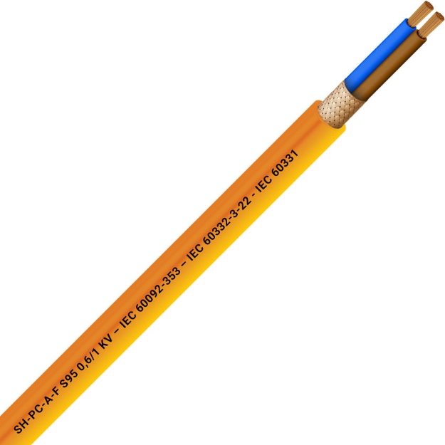 Picture of Armoured Multicore 2x1 Orange