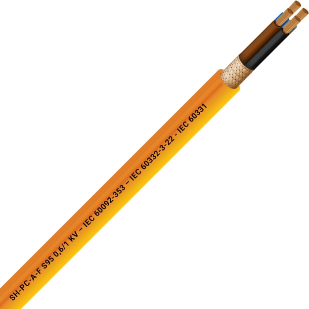 Picture of Armoured Multicore 4x1 Orange