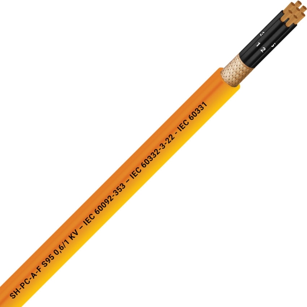 Picture of Armoured Multicore 7x1 Orange