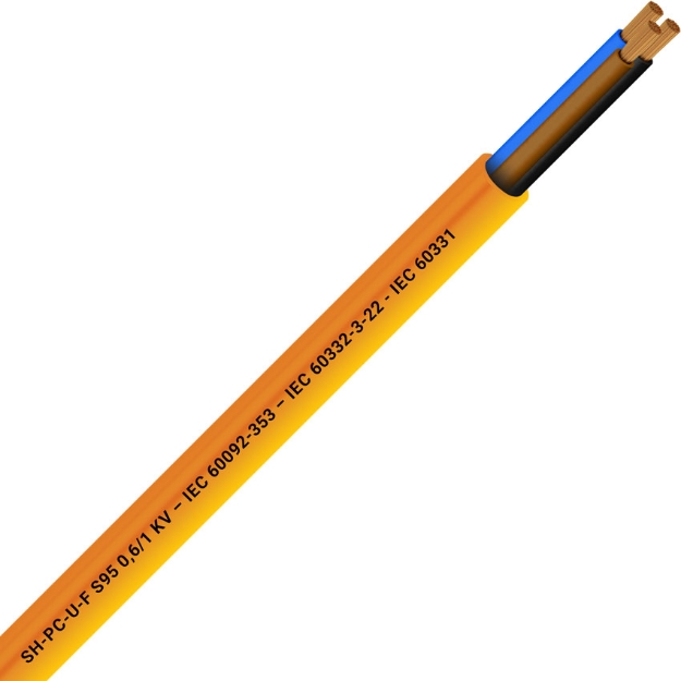 Picture of Unarmoured Multicore 3x10 Orange