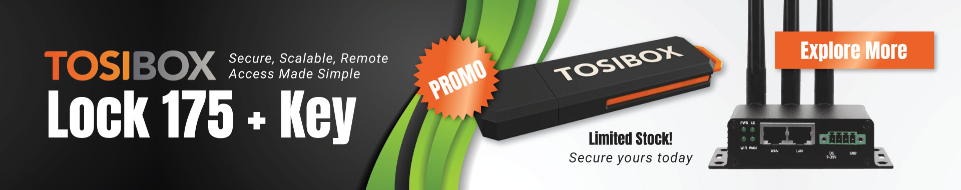 Tosibox Lock 175 + Key Bundle Offer