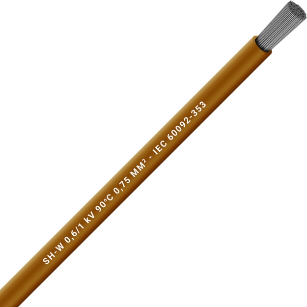 Picture of Unarmoured Single Core 1x10 Brown