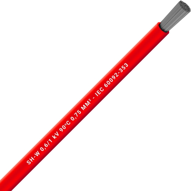 Picture of Unarmoured Single Core 1x70 Red
