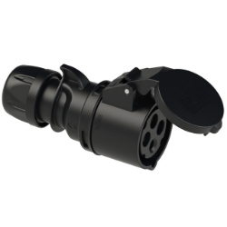 Show details for Midnight Black CEE Socket 16A 4P IP44