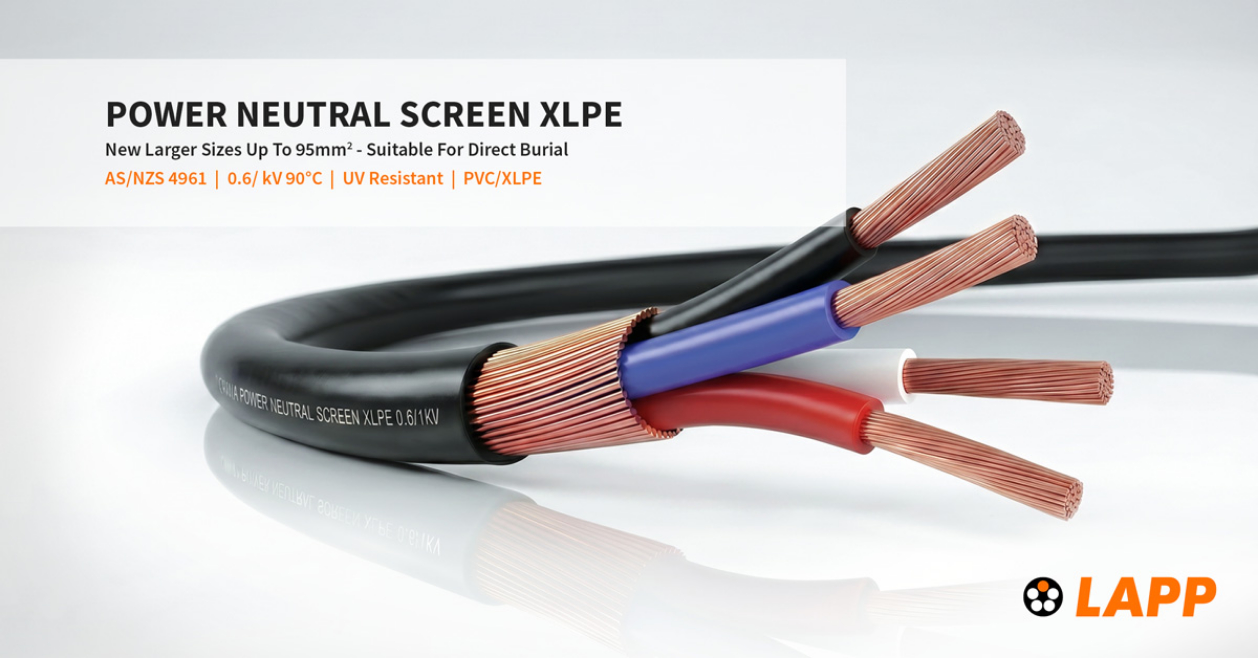 New Larger LAPP POWER NS XLPE Sizes Available Now