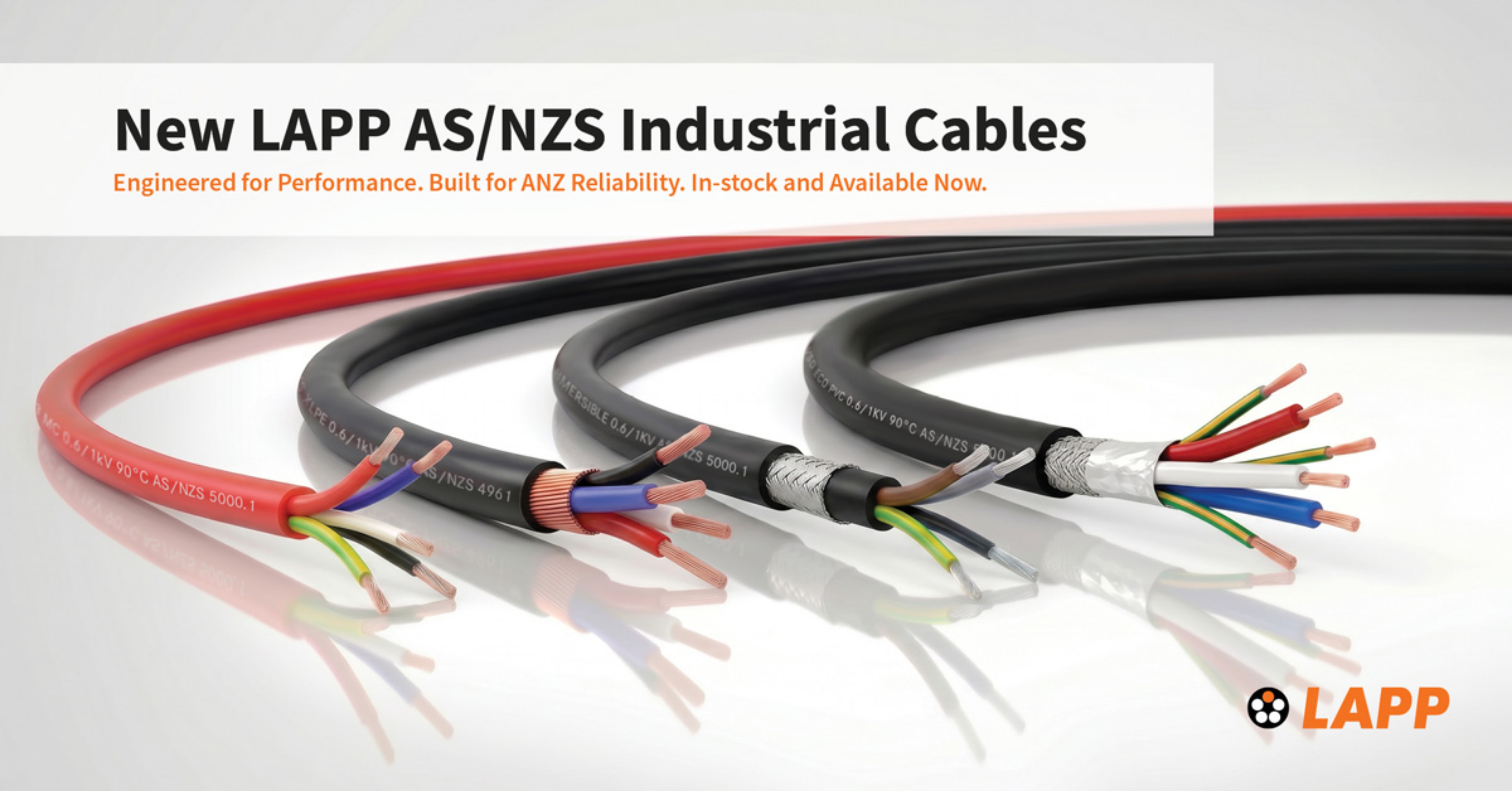 New LAPP Industrial AS/NZS Cable Ranges Available Now