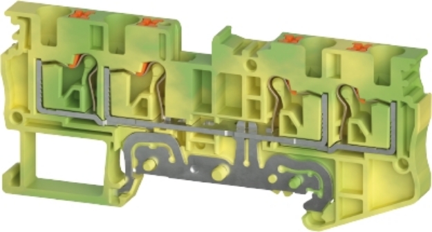 Picture of Push Terminal - 4mm - WTPN - Earth