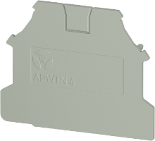 Show details for End Plate - 2.5mm - WTN - Grey