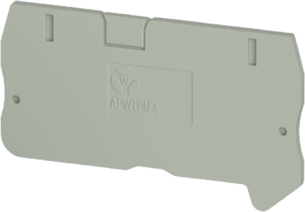 Picture of End Plate - 4mm - WTPN - Grey