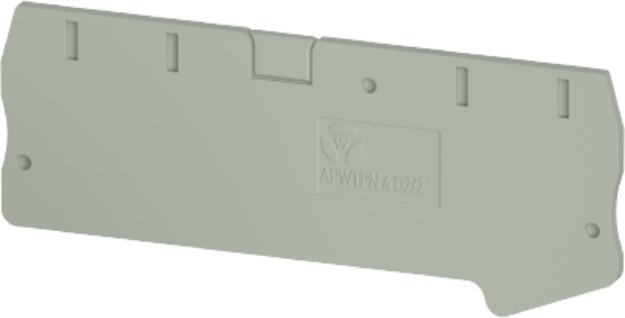 Picture of End Plate - 4mm - WTPN - Grey