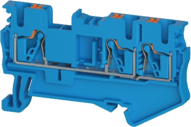 Picture of Push Terminal -16mm -WTPN - Blue