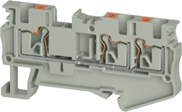 Picture of Push Terminal - 4mm -WTPN - Grey