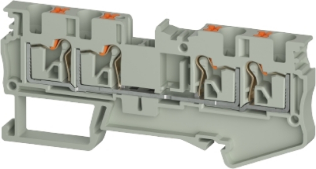 Picture of Push Terminal - 4mm -WTPN - Grey