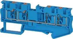 Show details for Push Terminal - 4mm -WTPN - Blue