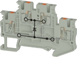 Show details for Push Multi Tier Terminal - 2.5mm - WTPN E Diode
