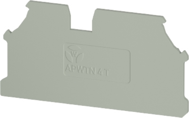 Picture of End Plate - 4mm - WTN - Grey
