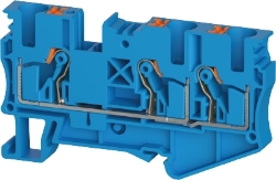 Show details for Push Terminal - 6mm -WTPN - Blue