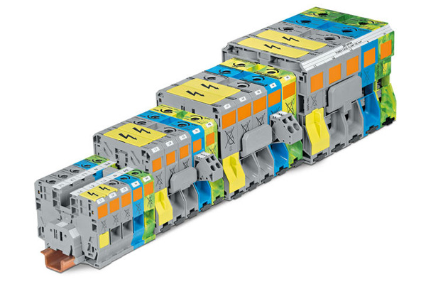 wago power-cage-clamp for din-rail mounting